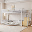Bunk Bed With Storage Ladder, Compact Design