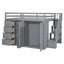 Loft Bed With Built In Wardrobes, Cabinets And Drawers