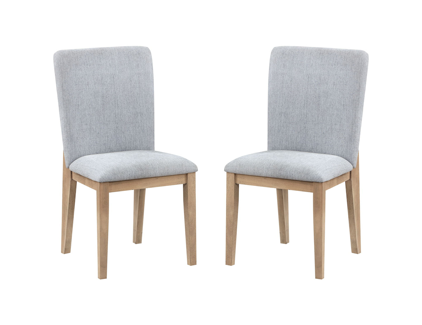 Caspian - And Oak Finish Dining Chair (Set of 2) - Gray
