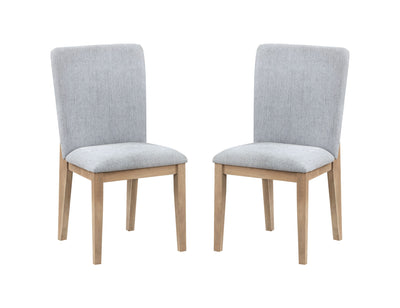 Caspian - And Oak Finish Dining Chair (Set of 2) - Gray
