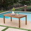 Wilson - Expandable Dining Table With Slat Design - Teak Acacia Wood