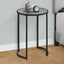 Round Accent Side Table, Contemporary & Modern