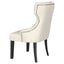 Extension Dining Table Set With Expandable Table With Upholstered Wingback Chairs
