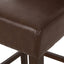 Solstara - Upholstered Dining Barstool With Button Tufted And Wing Back
