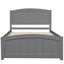 Platform Bed & Headboard, Footboard And Wood Slat Support