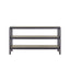 Console Table With Insets - Black