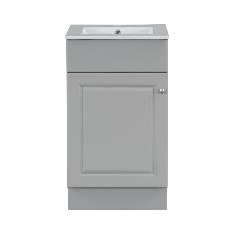 Bathroom Vanity With Sink, Cabinet With Adjustable Shelf