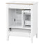 Modern Bathroom Vanity With Sink, Soft Close Drawers & Door, Storage Rack