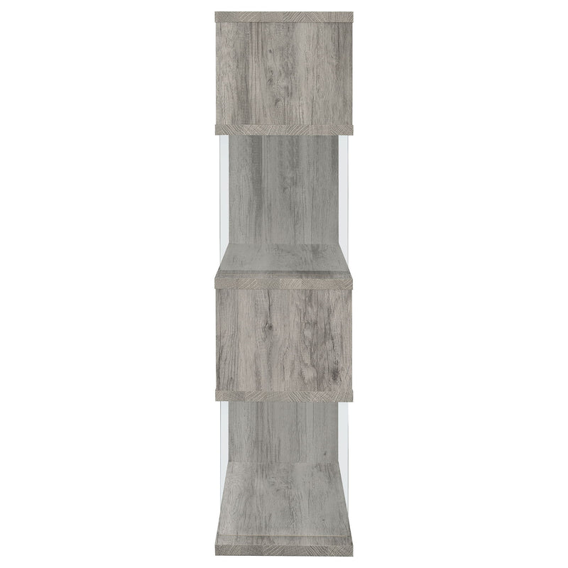 Elias - 4 Shelf Bookshelf With Zigzag Design