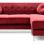 Soft y Micro Suede Sofa Chaise