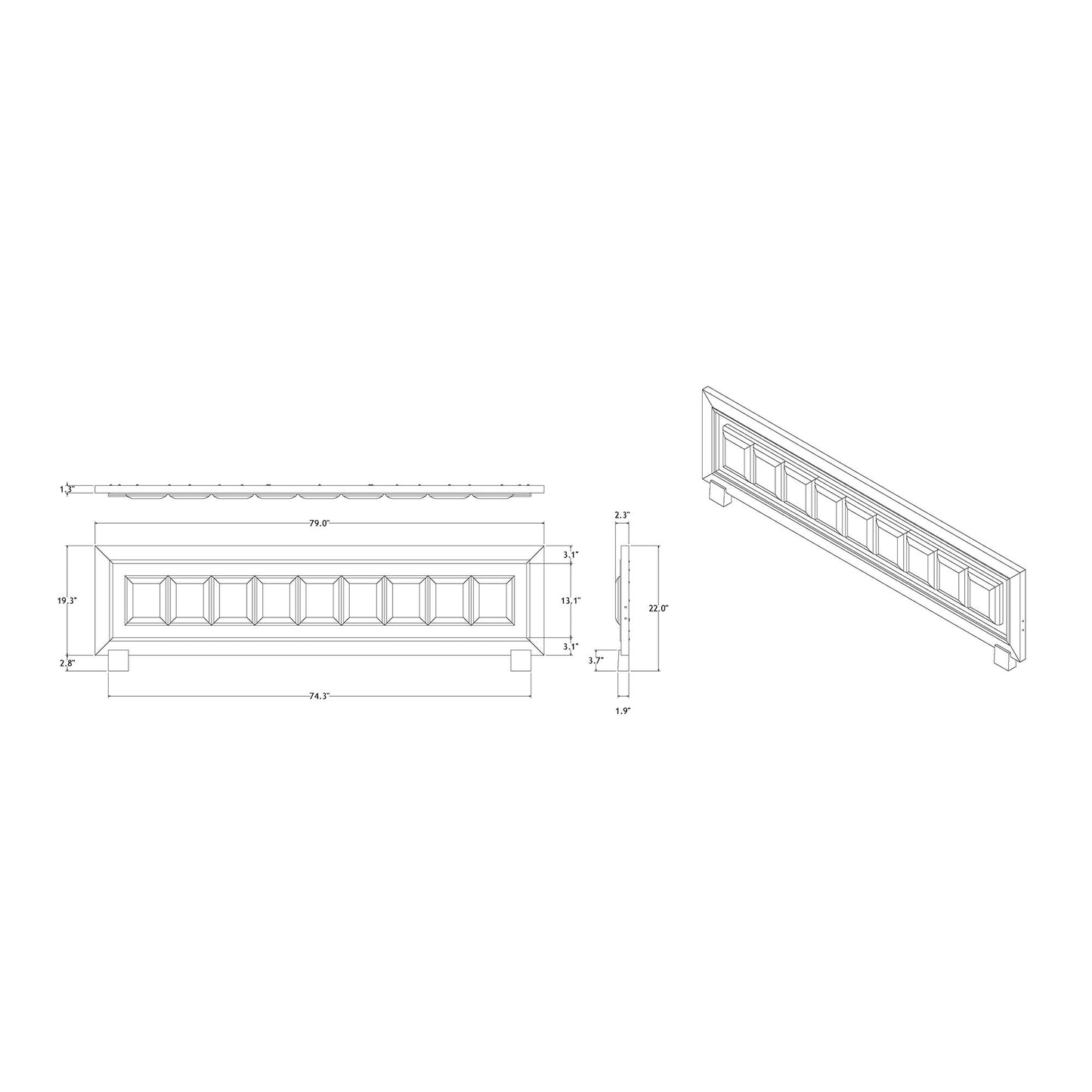 Skye - Durable Bed