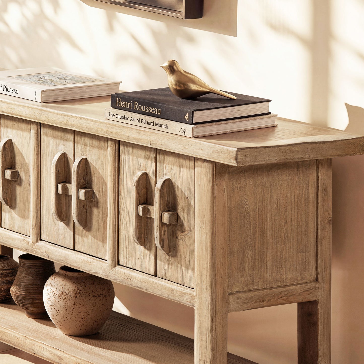 Rowan - Sideboard With Lower Shelf - Natural