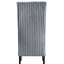 Kini - Corduroy Side Chair (Set of 2) - Black / Gray