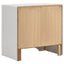 Transitional 2 Drawer Nightstand With Hidden Jewelry Tray