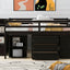 Loft Bed With Retractable Writing Desk And 3 Drawers With Storage Stairs And Shelves