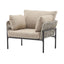 Rope Lounge Chair With Cushions For Modern Spaces