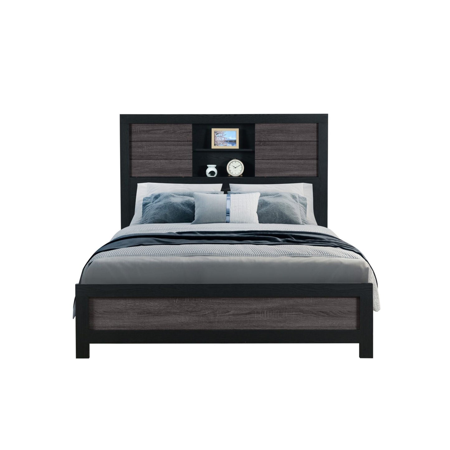 Soluto - Bed With Bookcase Headboard