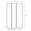 3 Panel Folding Screen - Beige