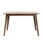 5 Piece Dining Set & 1 Table And 4 Upholstered Chairs - Mint / Walnut