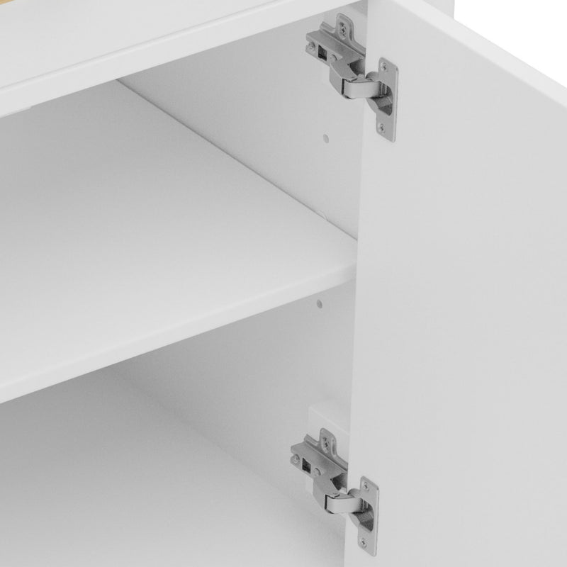 Bathroom Vanity With Sink, Soft Close Doors And Adjustable Shelf