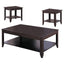 Ornette - 3 Piece Occasional Set With Square Design - Cappuccino