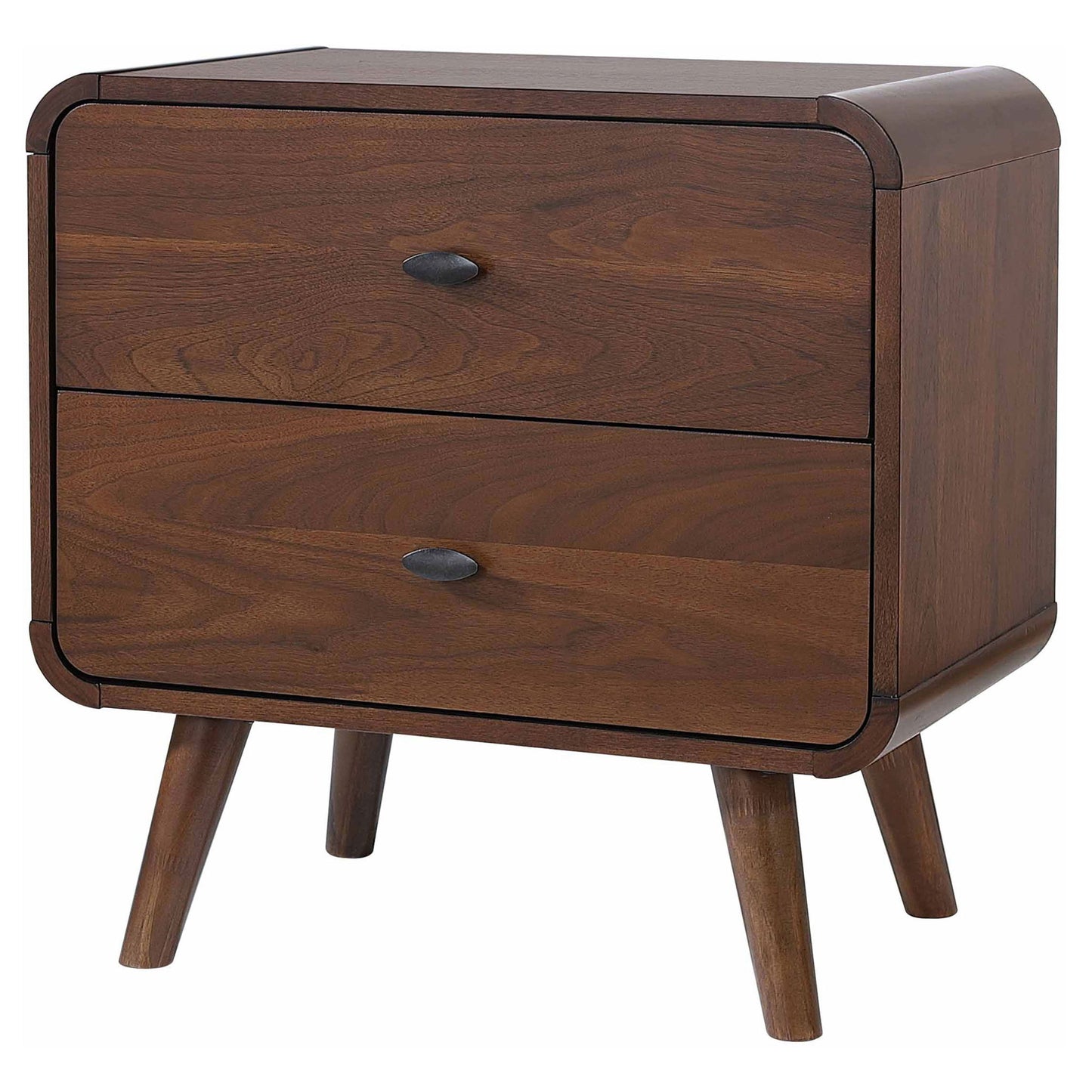 2 Drawer Nightstand - Walnut