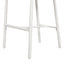 Rowan - Rope Barrel Low Back Patio Counter Stool (Set of 2) - Optic White
