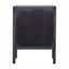 Nightstand, 3 Drawer - Black
