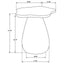 Trevor - Side Table With Cloud Shaped Top