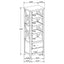 Delaney - 4 Shelf Bookcase With Top Storage Tower - White