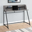Computer Desk For Home Office, Laptop, Storage Shelves, Marble Look Contemporary & Modern