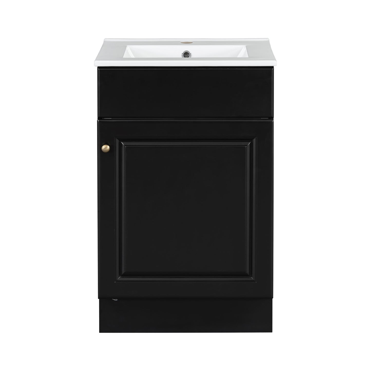 Bathroom Vanity With Sink, Cabinet With Adjustable Shelf