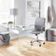 Glacier - Contemporary Desk - Clear / Chrome