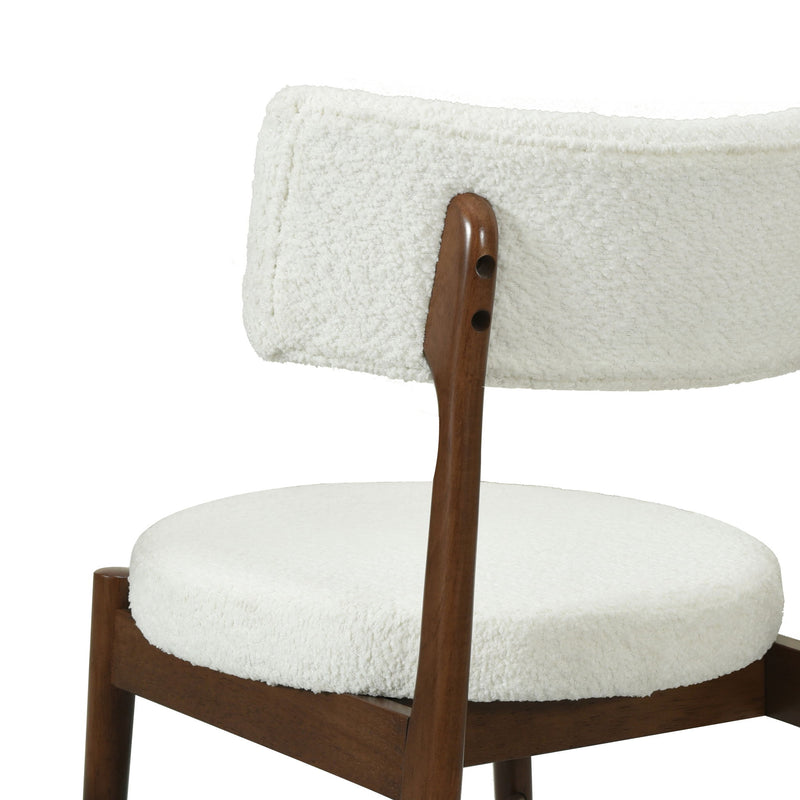 Counter Stool (Set of 2) - Walnut Beige