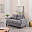 Stylish Transitional Loveseat For Two