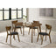 Linnea - 5 Piece Dining Set With Chairs - Dark Walnut
