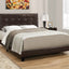 Bed, Upholstered, Frame Only, Transitional