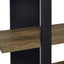 Mystrene - 4 Shelf Bookcase With Open Shelving Design - Black