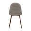 Elegant Dining Chair Set With Fabric