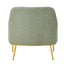 Modern Elegance Accent Chair With Curved Backrest