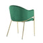 Modern Upholstered Dining Chair With Frame And
