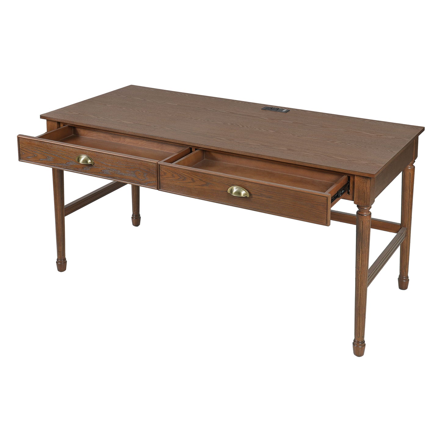 Modern Writing Desk With Drawers For Home Office
