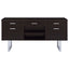 5 Drawer Credenza With Open Shelving - Cappuccino