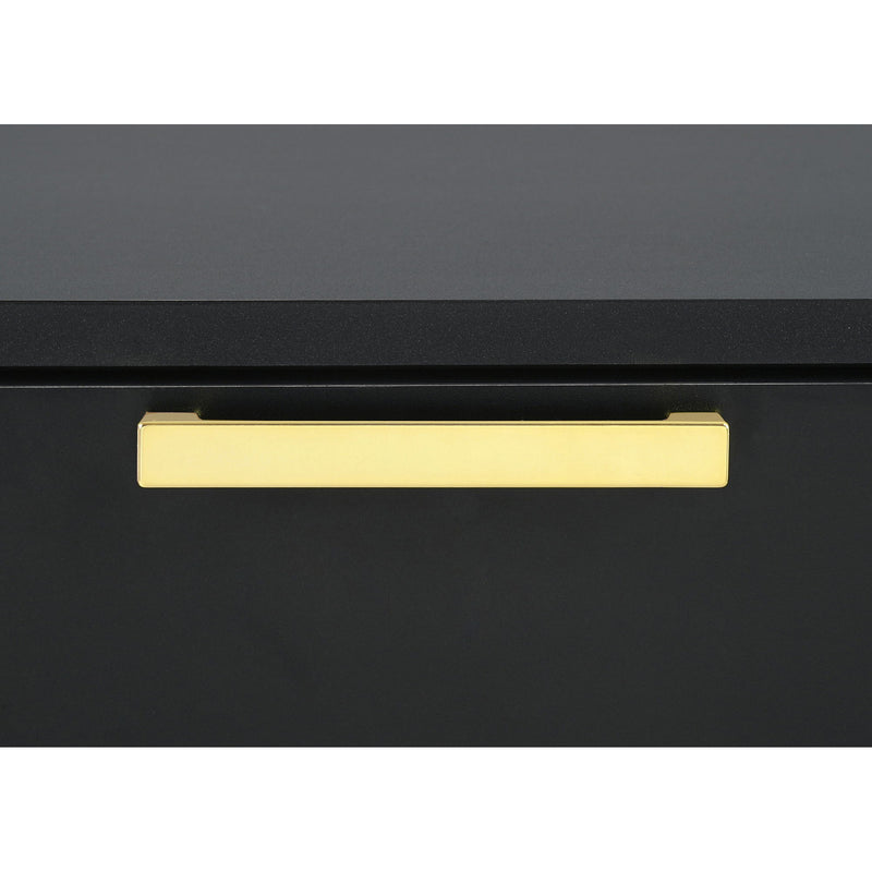 Lexie - 5 Drawer Rectangular Chest - Black