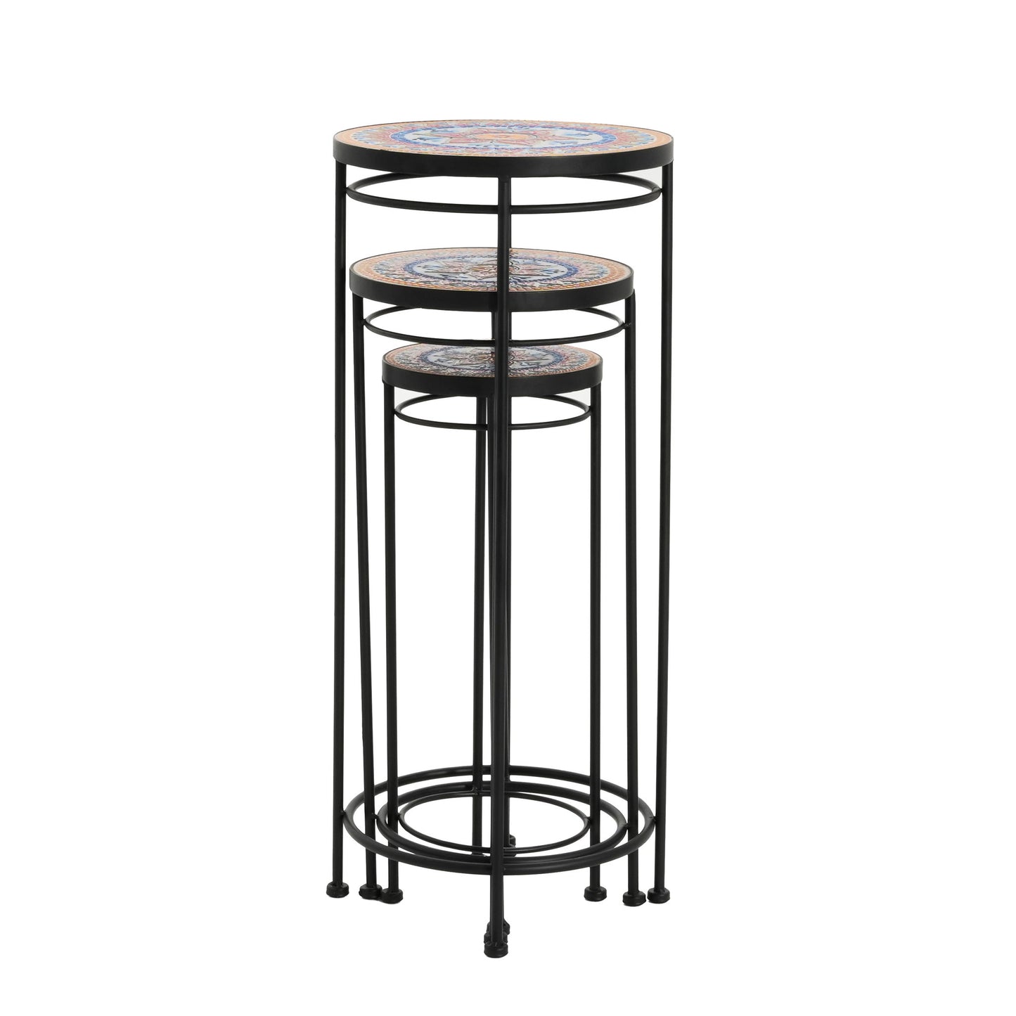Wesley - Plant Stand - Black / Red