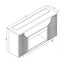 Aurora - Fireplace TV Lift With Adjustable Temperature And LED Colors - White