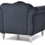 Chic Transitional Flared Arm Chair