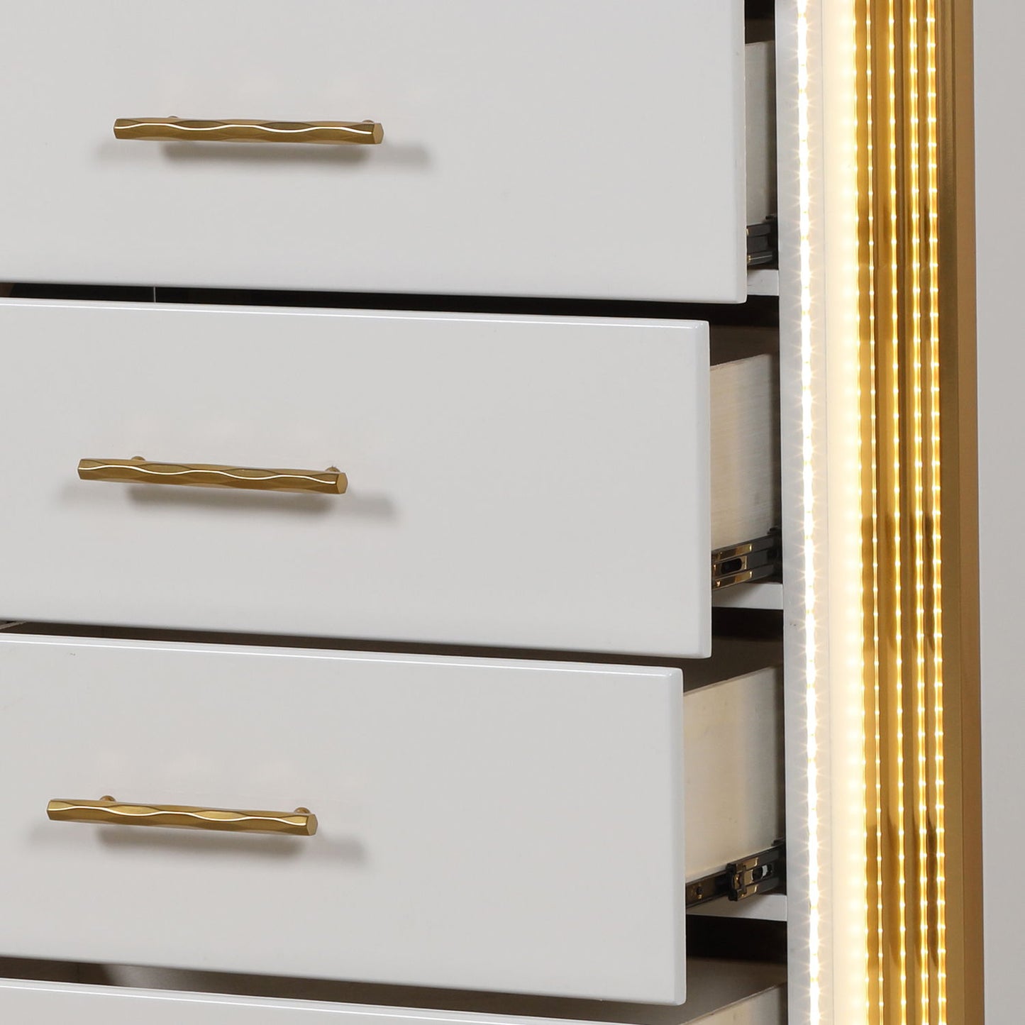 Obsession - 5 Drawer Chest - White
