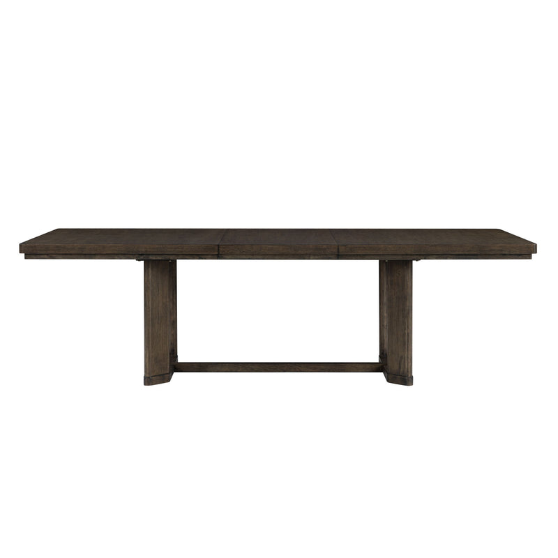 Trestle Dining Table With Leaf