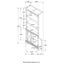Stigham - Bookcase With 2 Door Cabinet, Adjustable Shelves, Cable Management - Oak